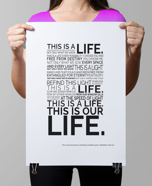 EEAAO Song Lyrics Wall Art - Image 2