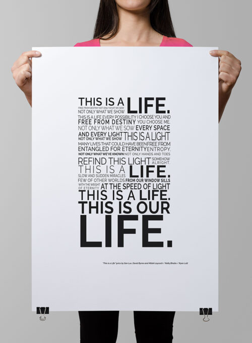 EEAAO Song Lyrics Wall Art - Image 6