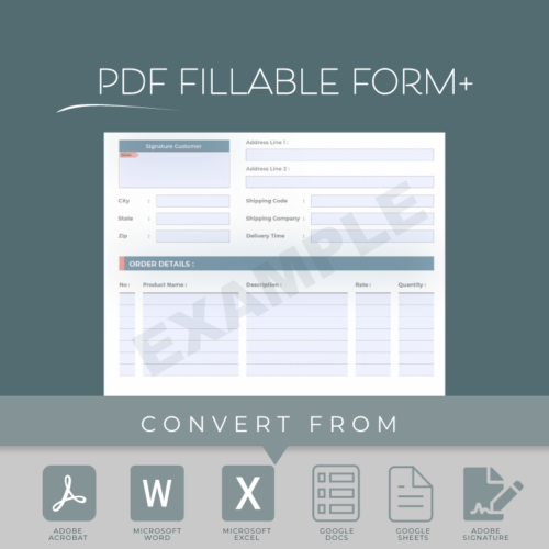 PDF Fillable Forms Plus+