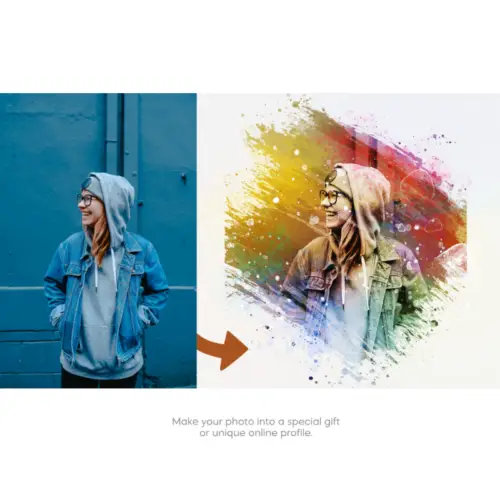 Portrait Water Color Burst Profile Images - Image 5