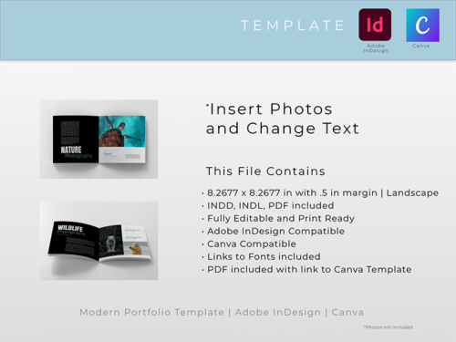 Photography Portfolio Booklet Editable Template - Image 9