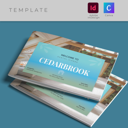 Rental Property Information Booklet Editable Template