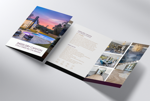 Real Estate Brochure Bifold Leaflet Editable Template - Image 2