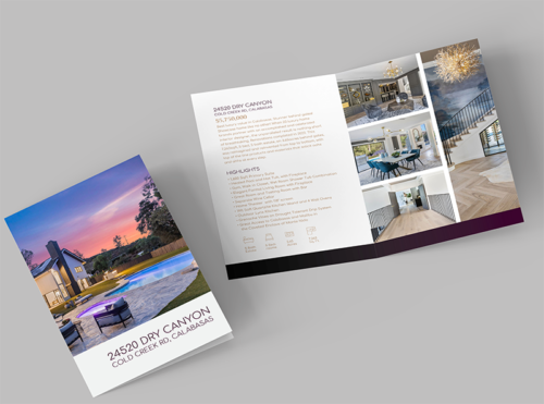 Real Estate Brochure Bifold Leaflet Editable Template - Image 3