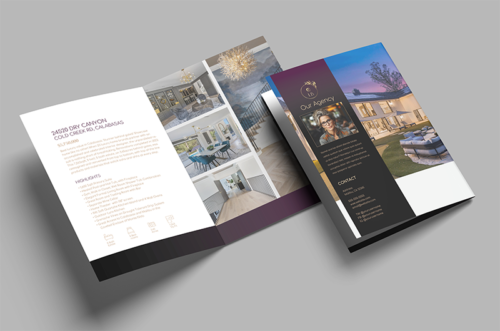 Real Estate Brochure Bifold Leaflet Editable Template - Image 7