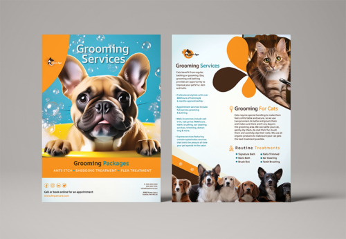 Pet Grooming Flyer Editable Template - Image 3