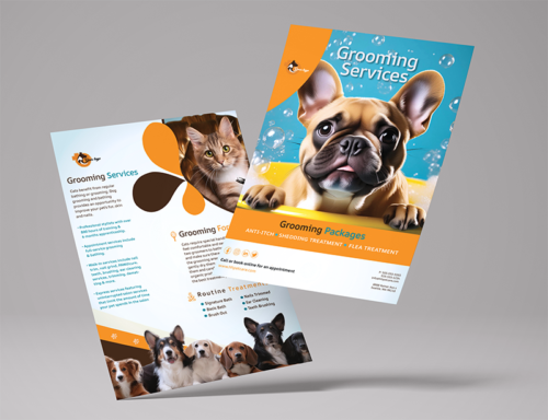 Pet Grooming Flyer Editable Template - Image 4