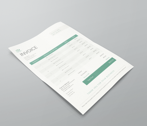 Minimalist Business Invoice - Image 3