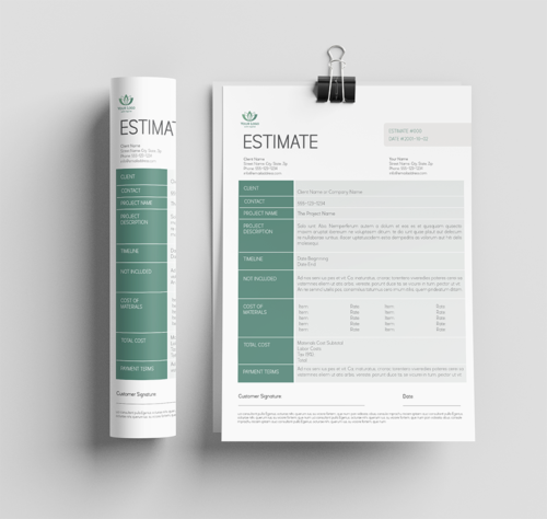 Job Estimate Editable Template - Image 6