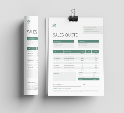 Sales Quote Editable Template - Image 6