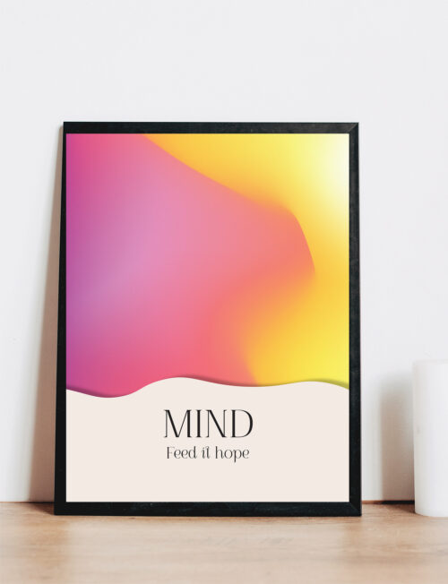 Aura Wall Art - Colorful Trendy Posters (Set of 3) - Image 3