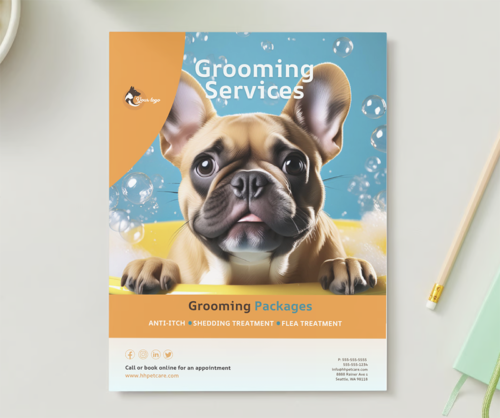 Pet Grooming Flyer Editable Template - Image 8