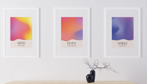 Aura Wall Art - Colorful Trendy Posters (Set of 3) - Image 6